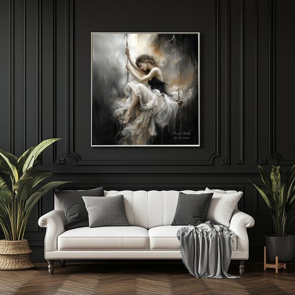 Matted Print Direct From Artist  Weightless 1 10x10 Frame Size - Picture 4 of 4